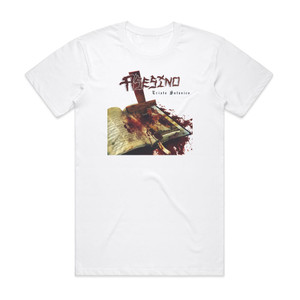Asesino Cristo Satnico Album Cover T-Shirt White Asesino Cristo Satnico Album Cover T-Shirt White