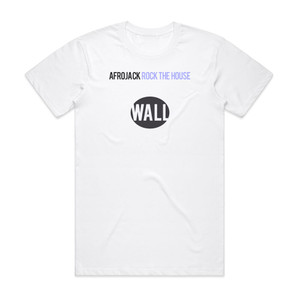 Afrojack Rock The House Album Cover T-Shirt White Afrojack Rock The House Album Cover T-Shirt White