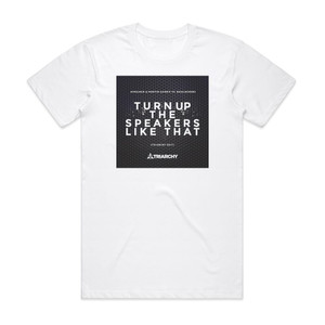Afrojack Turn Up The Speakers Album Cover T-Shirt White Afrojack Turn Up The Speakers Album Cover T-Shirt White