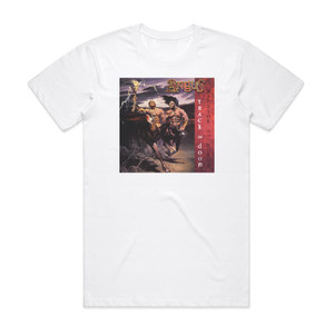 Angus Track Of Doom Warrior Of The World Album Cover T-Shirt White Angus Track Of Doom Warrior Of The World Album Cover T-Shirt White