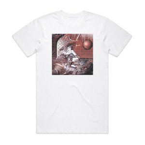 Atlain Living In The Dark Album Cover T-Shirt White Atlain Living In The Dark Album Cover T-Shirt White