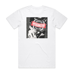 Antagonizers ATL Working Class Street Punk Album Cover T-Shirt White
