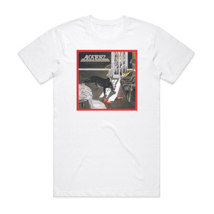 Alcatrazz Dangerous Games Album Cover T-Shirt White Alcatrazz Dangerous Games Album Cover T-Shirt White