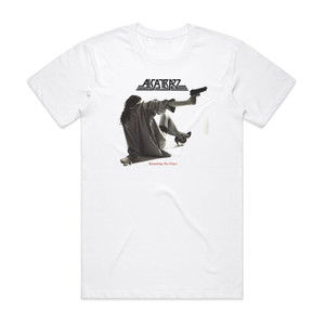 Alcatrazz Disturbing The Peace 1 Album Cover T-Shirt White Alcatrazz Disturbing The Peace 1 Album Cover T-Shirt White
