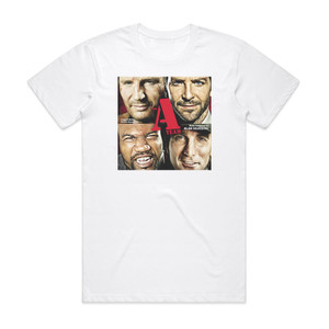 Alan Silvestri The A Team 1 Album Cover T-Shirt White Alan Silvestri The A Team 1 Album Cover T-Shirt White