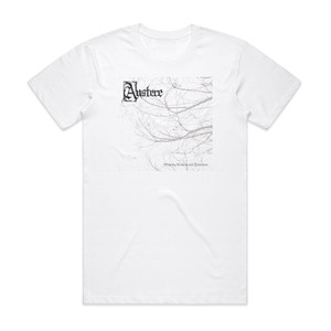 Austere Withering Illusions And Desolation Album Cover T-Shirt White Austere Withering Illusions And Desolation Album Cover T-Shirt White