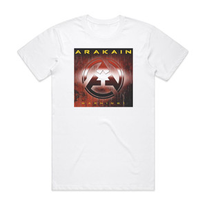 Arakain Warning Album Cover T-Shirt White Arakain Warning Album Cover T-Shirt White
