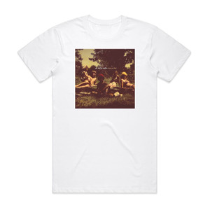 All India Radio Once A Day Album Cover T-Shirt White All India Radio Once A Day Album Cover T-Shirt White