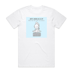 Arty Must Be The Love Album Cover T-Shirt White Arty Must Be The Love Album Cover T-Shirt White
