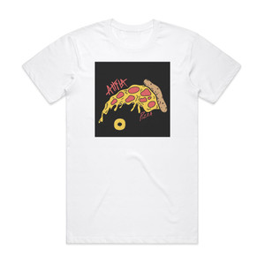 Attila Pizza Album Cover T-Shirt White Attila Pizza Album Cover T-Shirt White