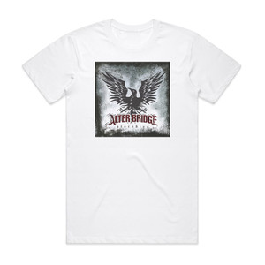 Alter Bridge Blackbird Album Cover T-Shirt White Alter Bridge Blackbird Album Cover T-Shirt White