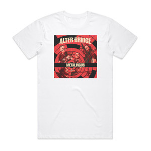Alter Bridge Metalingus Album Cover T-Shirt White Alter Bridge Metalingus Album Cover T-Shirt White