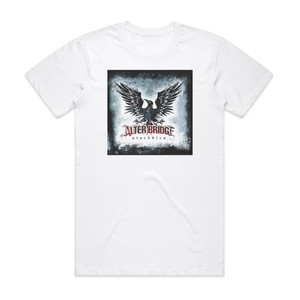 Alter Bridge Blackbird 2 Album Cover T-Shirt White Alter Bridge Blackbird 2 Album Cover T-Shirt White