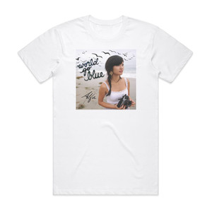 Alfa World Go Blue Album Cover T-Shirt White