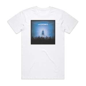 Acceptance Phantoms Album Cover T-Shirt White Acceptance Phantoms Album Cover T-Shirt White