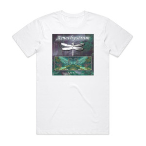 Amethystium Odonata 1 Album Cover T-Shirt White Amethystium Odonata 1 Album Cover T-Shirt White