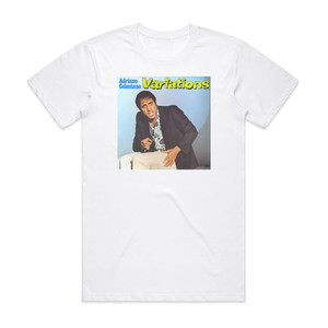 Adriano Celentano Variations Album Cover T-Shirt White