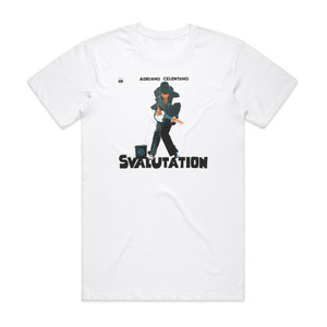Adriano Celentano Svalutation Album Cover T-Shirt White