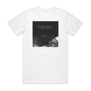 April Rain Seven Summer Days Noir Album Cover T-Shirt White April Rain Seven Summer Days Noir Album Cover T-Shirt White