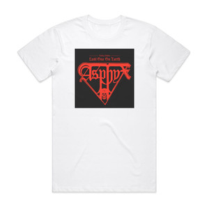 Asphyx Last One On Earth 1 Album Cover T-Shirt White Asphyx Last One On Earth 1 Album Cover T-Shirt White