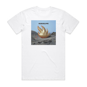 Audioslave Audioslave 1 Album Cover T-Shirt White Audioslave Audioslave 1 Album Cover T-Shirt White