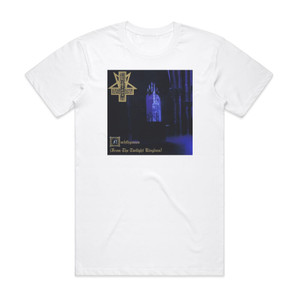 Abigor Nachthymnen From The Twilight Kingdom Album Cover T-Shirt White Abigor Nachthymnen From The Twilight Kingdom Album Cover T-Shirt White