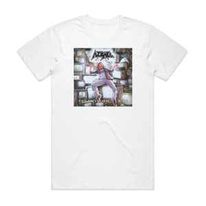 Azrael Television Slave Album Cover T-Shirt White Azrael Television Slave Album Cover T-Shirt White