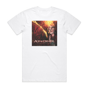 Act of Denial Controlled Album Cover T-Shirt White