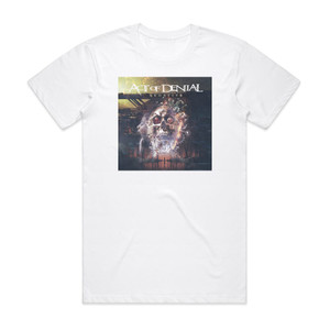 Act of Denial Negative Album Cover T-Shirt White