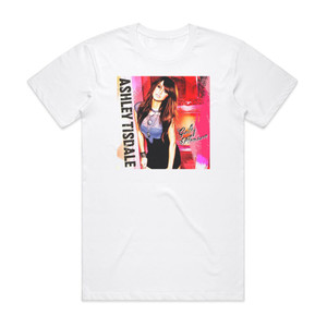 Ashley Tisdale Guilty Pleasure Album Cover T-Shirt White Ashley Tisdale Guilty Pleasure Album Cover T-Shirt White