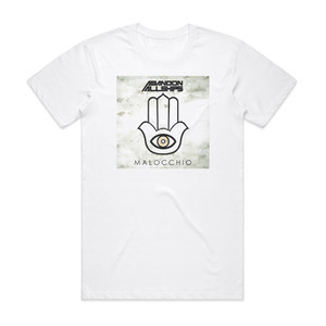 Abandon All Ships Malocchio Album Cover T-Shirt White Abandon All Ships Malocchio Album Cover T-Shirt White