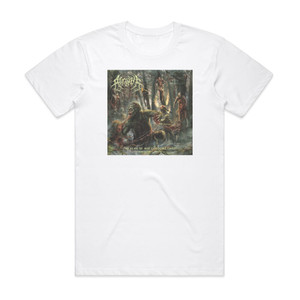 Acranius The Echo Of Her Cracking Chest 1 Album Cover T-Shirt White