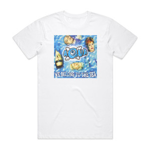 Aqua We Belong To The Sea Album Cover T-Shirt White Aqua We Belong To The Sea Album Cover T-Shirt White
