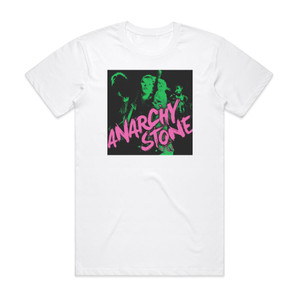ANARCHY STONE Anarchy Stone Album Cover T-Shirt White ANARCHY STONE Anarchy Stone Album Cover T-Shirt White