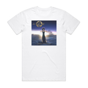 As Night Falls Embrace The Journey Album Cover T-Shirt White As Night Falls Embrace The Journey Album Cover T-Shirt White