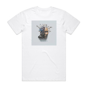 As Night Falls Awareness Album Cover T-Shirt White As Night Falls Awareness Album Cover T-Shirt White