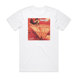 Avatar Schlacht Album Cover T-Shirt White Avatar Schlacht Album Cover T-Shirt White