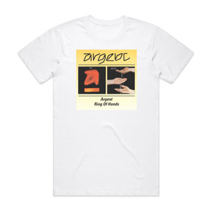 Argent Argent Ring Of Hands Album Cover T-Shirt White Argent Argent Ring Of Hands Album Cover T-Shirt White