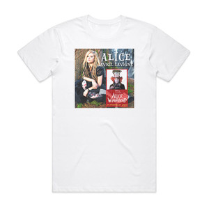 Avril Lavigne Alice 2 Album Cover T-Shirt White Avril Lavigne Alice 2 Album Cover T-Shirt White