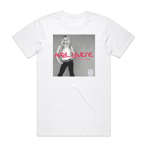 Avril Lavigne 12 Masters Essential Mixes Album Cover T-Shirt White