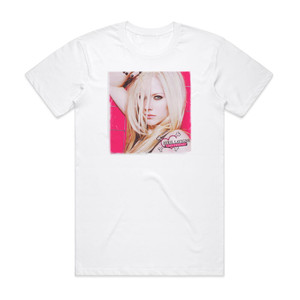 Avril Lavigne Girlfriend 1 Album Cover T-Shirt White
