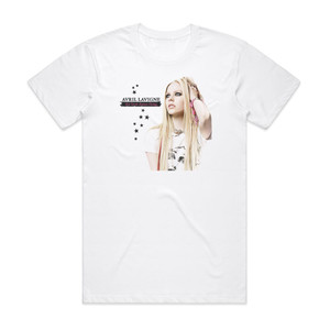 Avril Lavigne The Best Damn Thing 4 Album Cover T-Shirt White Avril Lavigne The Best Damn Thing 4 Album Cover T-Shirt White