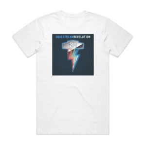 Aviators Equestrian Revolution 20 Album Cover T-Shirt White