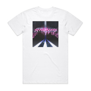 Aviators Stargazers Album Cover T-Shirt White Aviators Stargazers Album Cover T-Shirt White