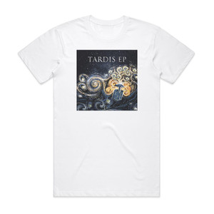 Aviators Tardis Ep Album Cover T-Shirt White Aviators Tardis Ep Album Cover T-Shirt White