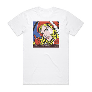 Aira Mitsuki 6 Force Album Cover T-Shirt White