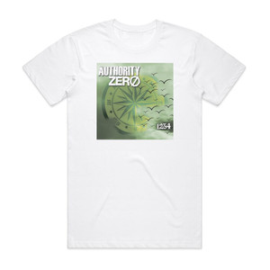 Authority Zero 1234 Album Cover T-Shirt White Authority Zero 1234 Album Cover T-Shirt White