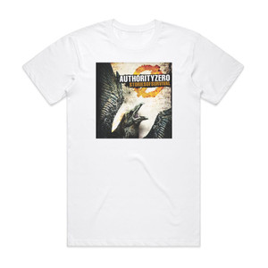 Authority Zero Stories Of Survival Album Cover T-Shirt White Authority Zero Stories Of Survival Album Cover T-Shirt White
