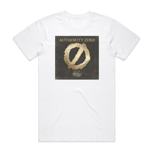 Authority Zero Live At The Rebel Lounge Album Cover T-Shirt White Authority Zero Live At The Rebel Lounge Album Cover T-Shirt White