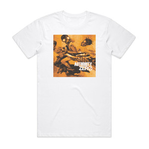 Authority Zero Andiamo 1 Album Cover T-Shirt White Authority Zero Andiamo 1 Album Cover T-Shirt White